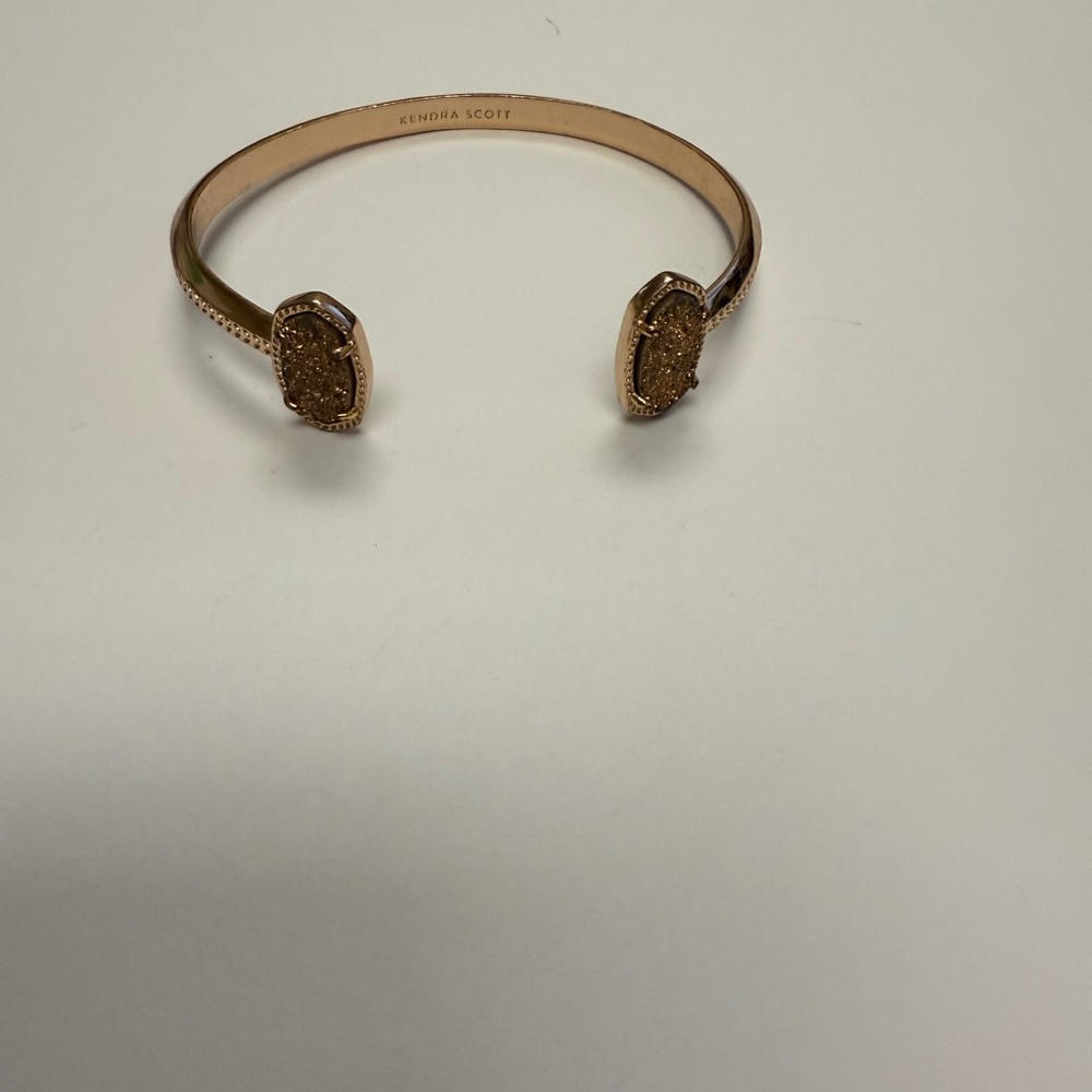 Kendra Scott Gold Textured Bracelet